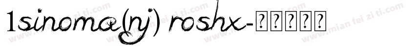 1sinoma(nj) roshx字体转换